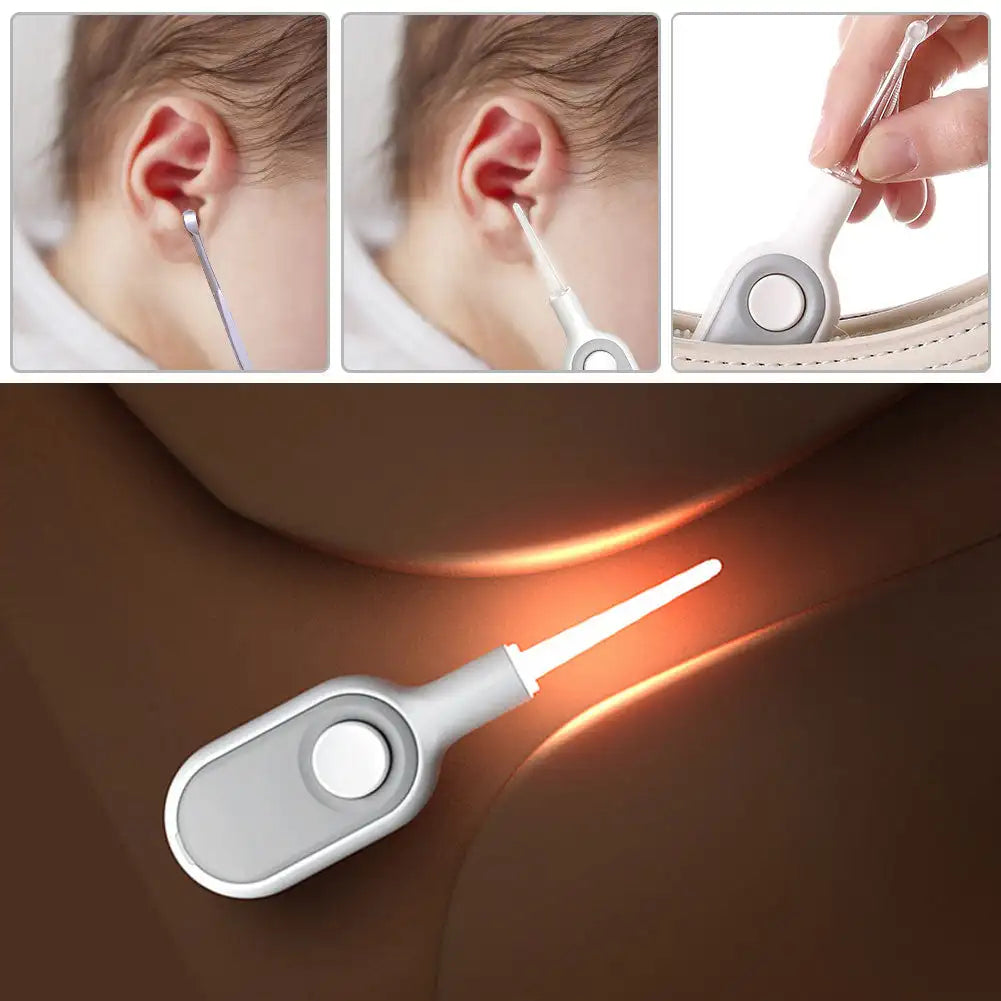 Baby Ear Cleaner Luminous Wax Removal Tool Flashlight Earpick Earwax