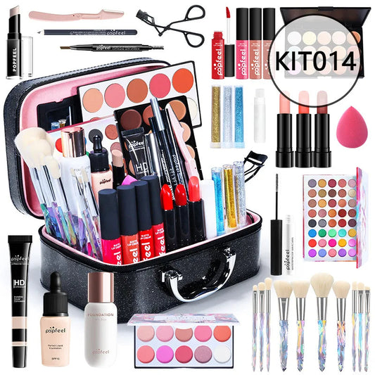 Makeup Kit Full Set Box Glitter Eyeshadow