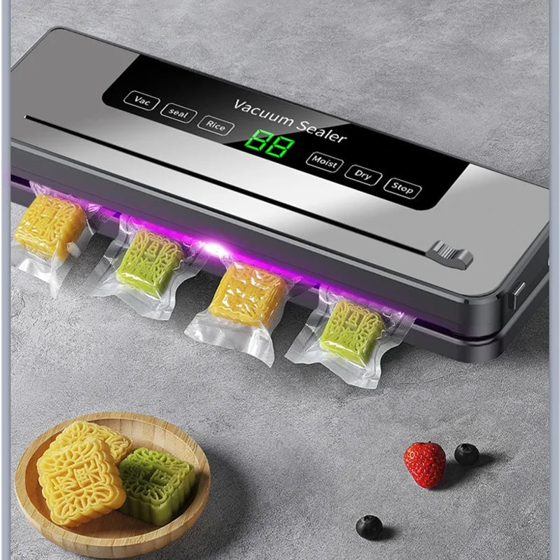 Electric Vacuum Sealer Dry/Wet Food Sealed Packaging