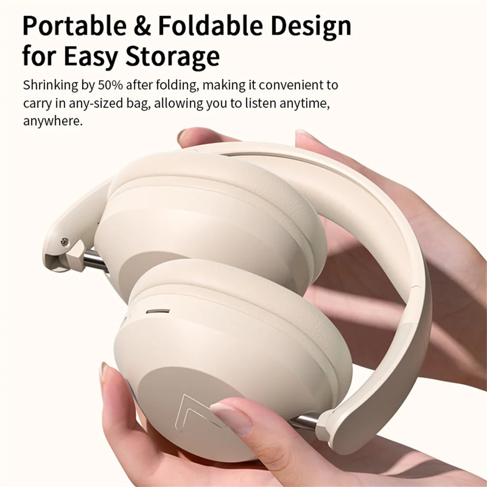 Over Ear Headphones 15 Hrs Wireless/Wired Stereo Sound Foldable Headsets