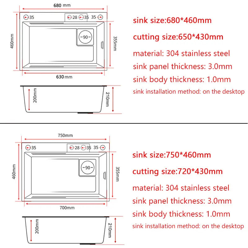 kichen sink Waterfall faucet Nano