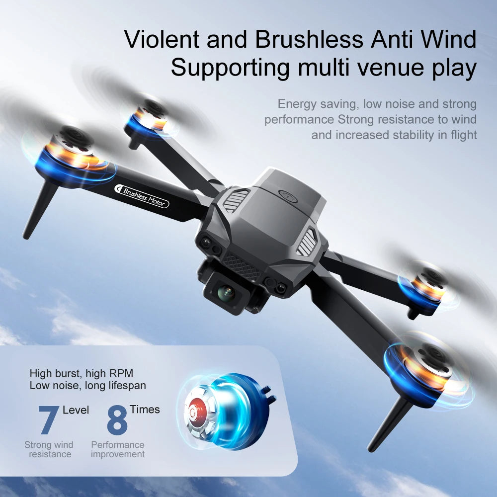 HD Professional 4k drone Dual HD Camera foldable  WIFI FPW drone